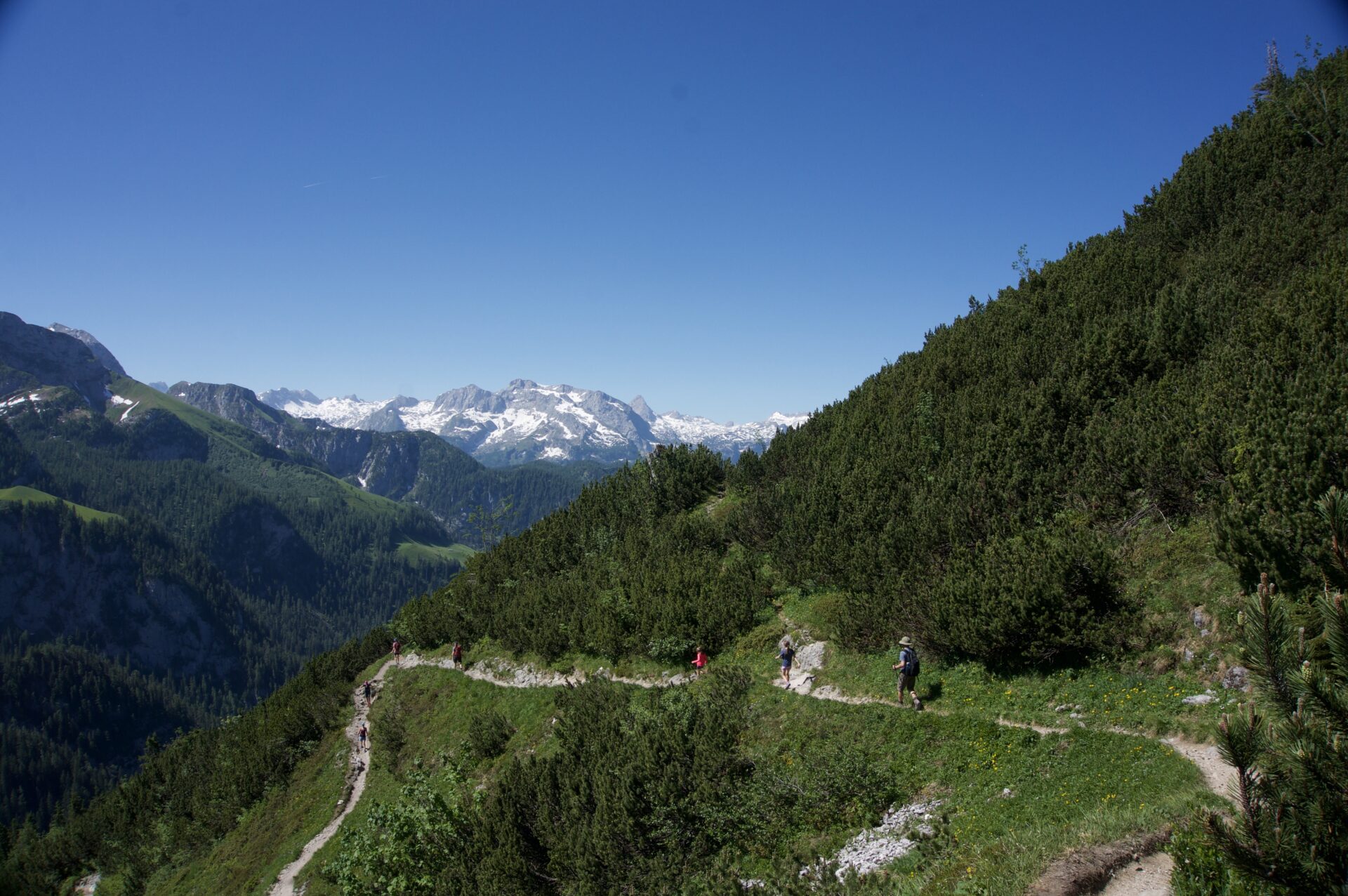 Hike down from Jenner Peak