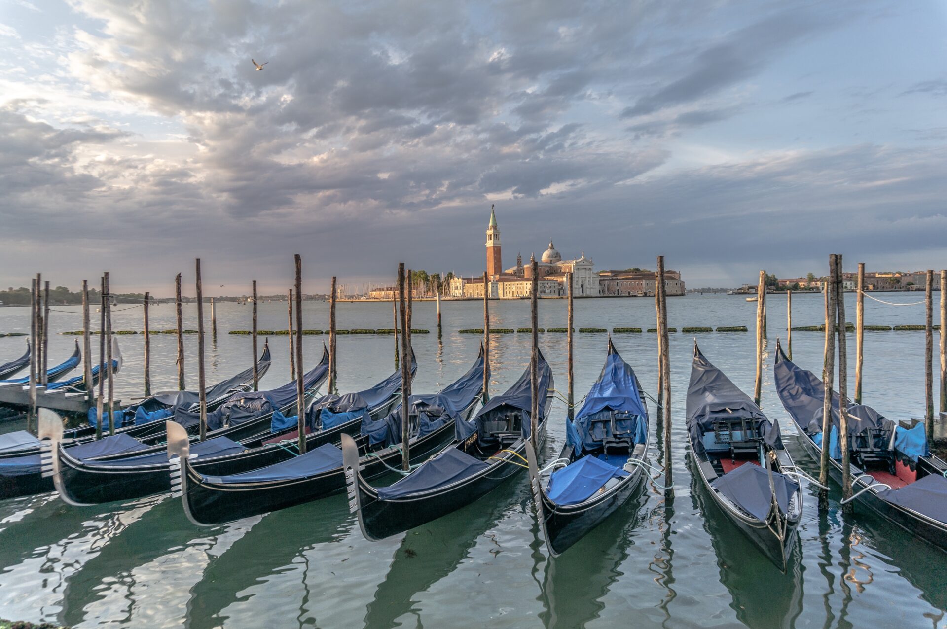 Gondolas in Venice