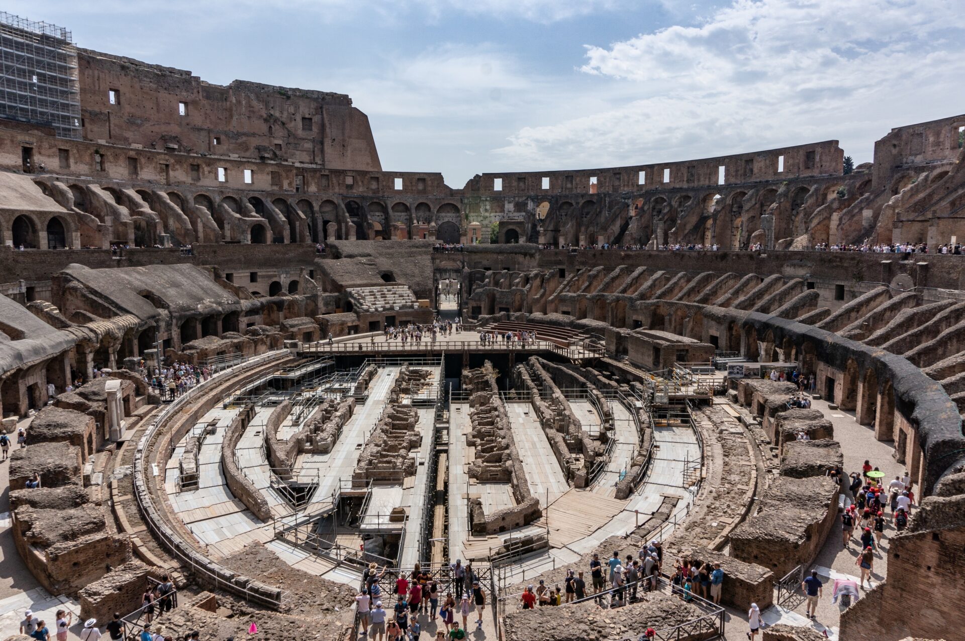 Inside the Colosseum