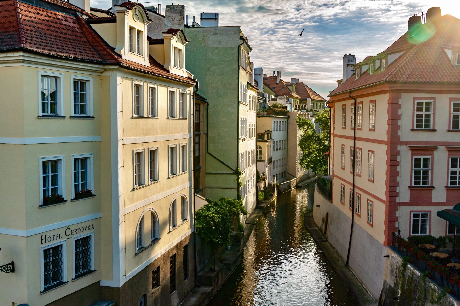 Prague in the morning