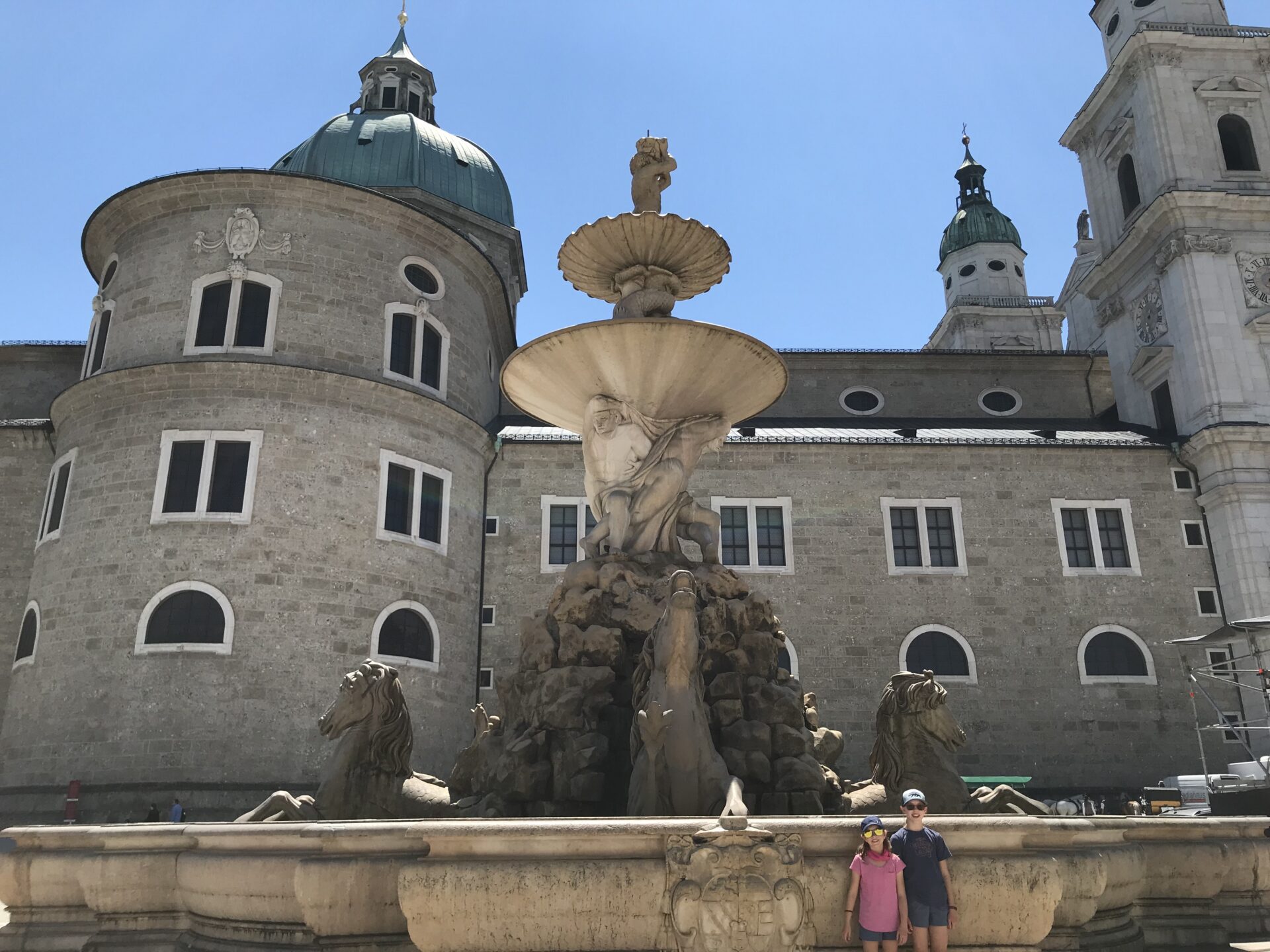 Residenzplatz horse fountain