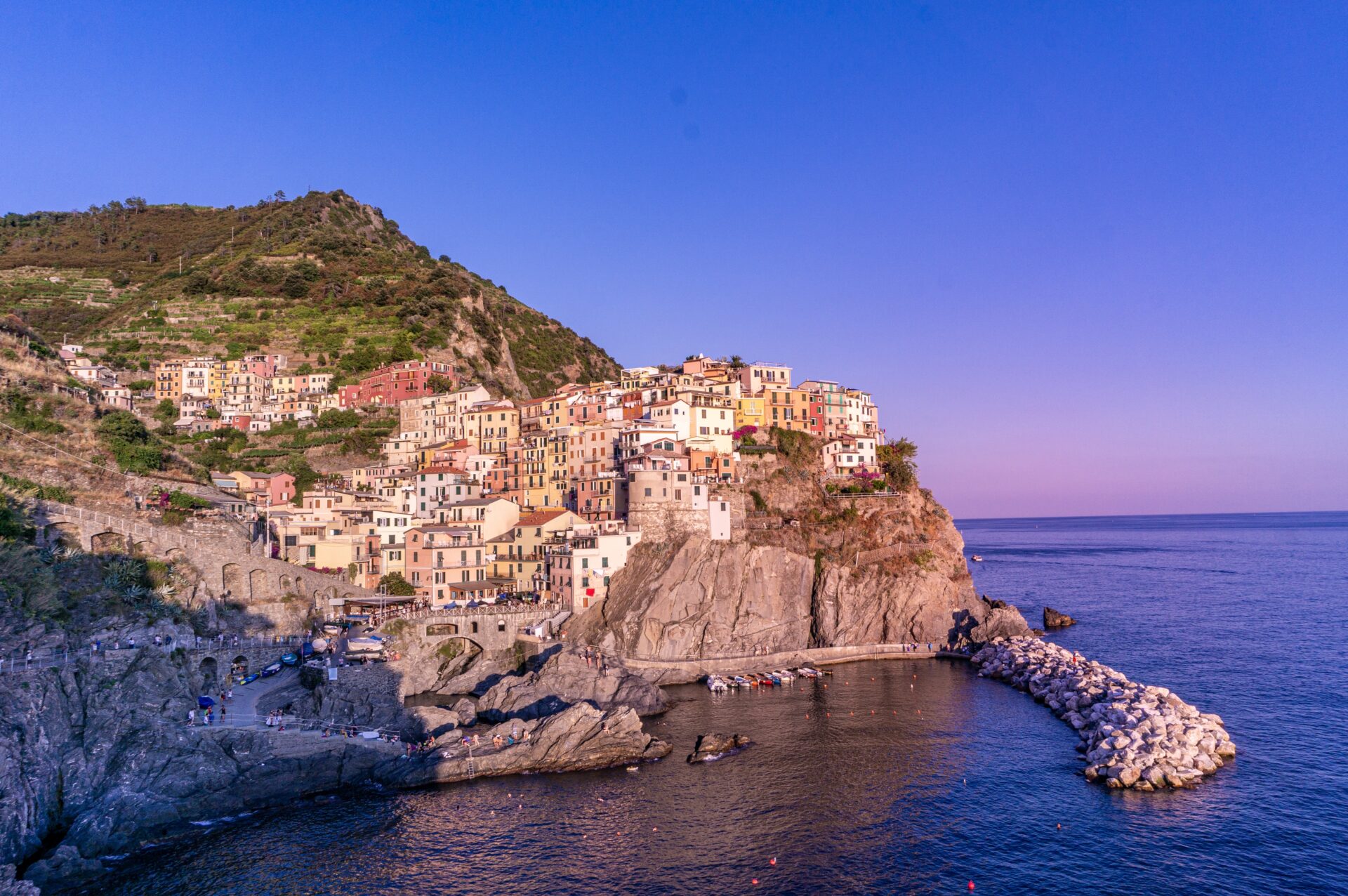 Sunset in Manarola