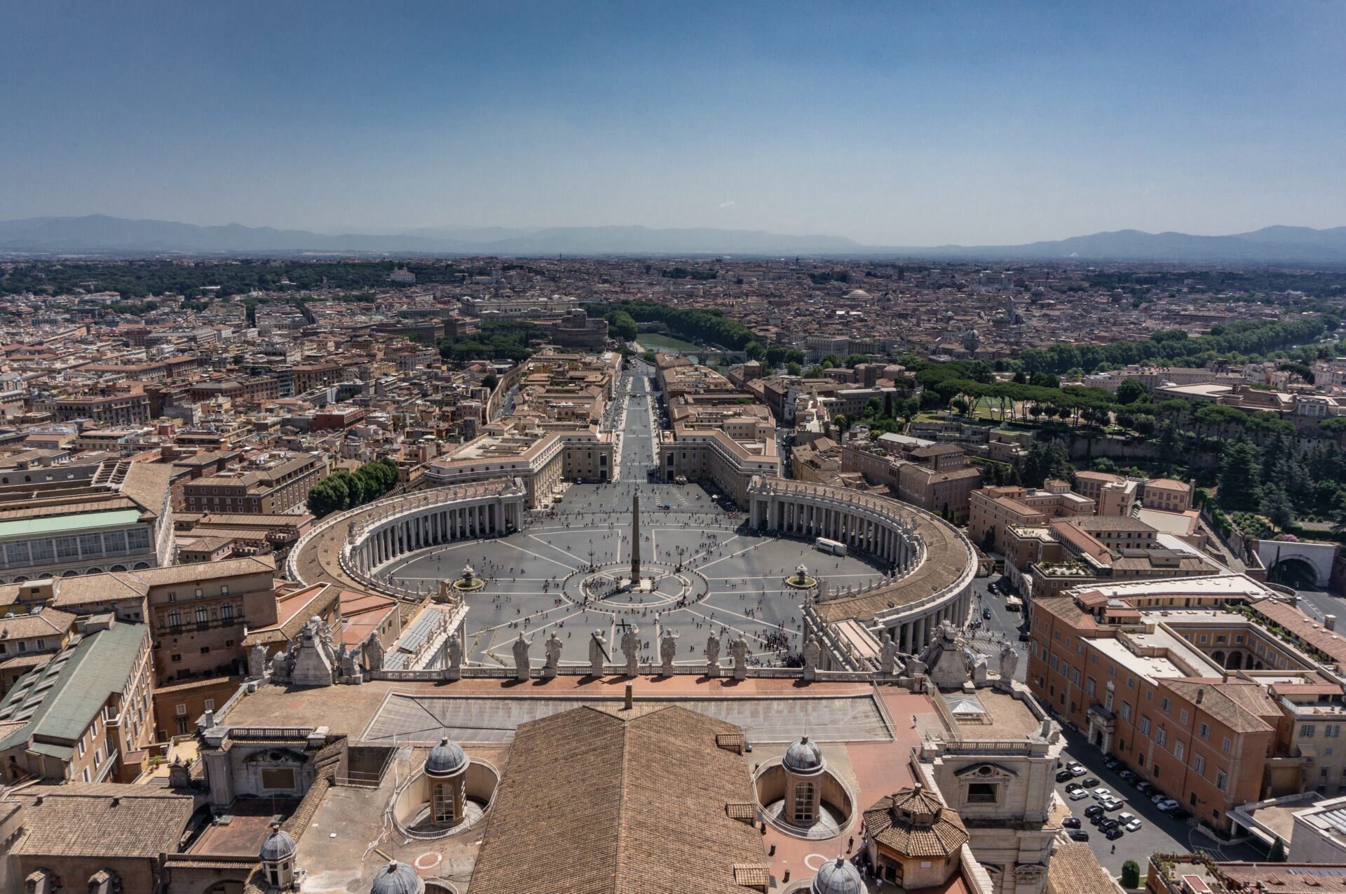 View from St Peter's Dome