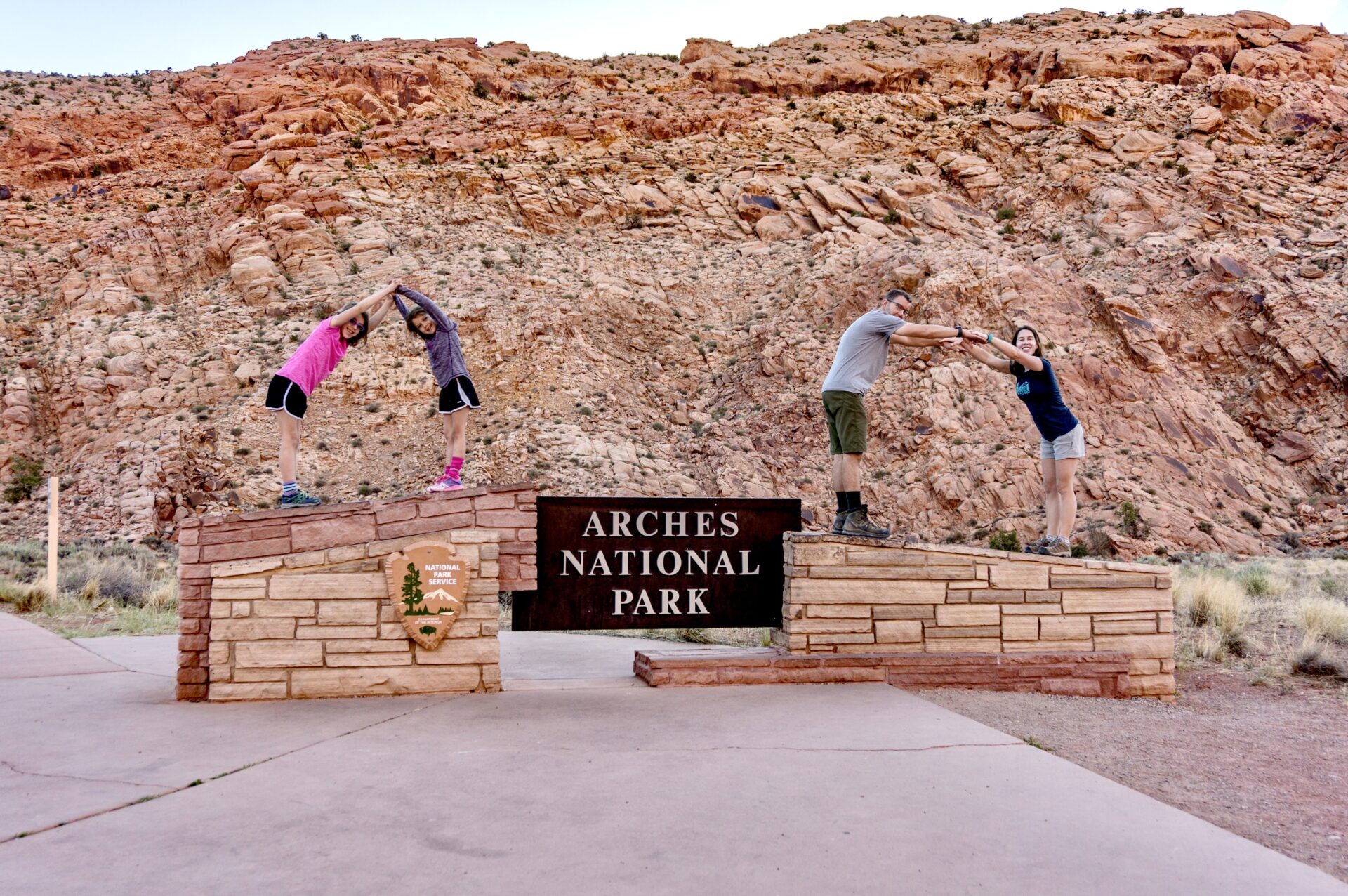 Arches National Park Family Photo