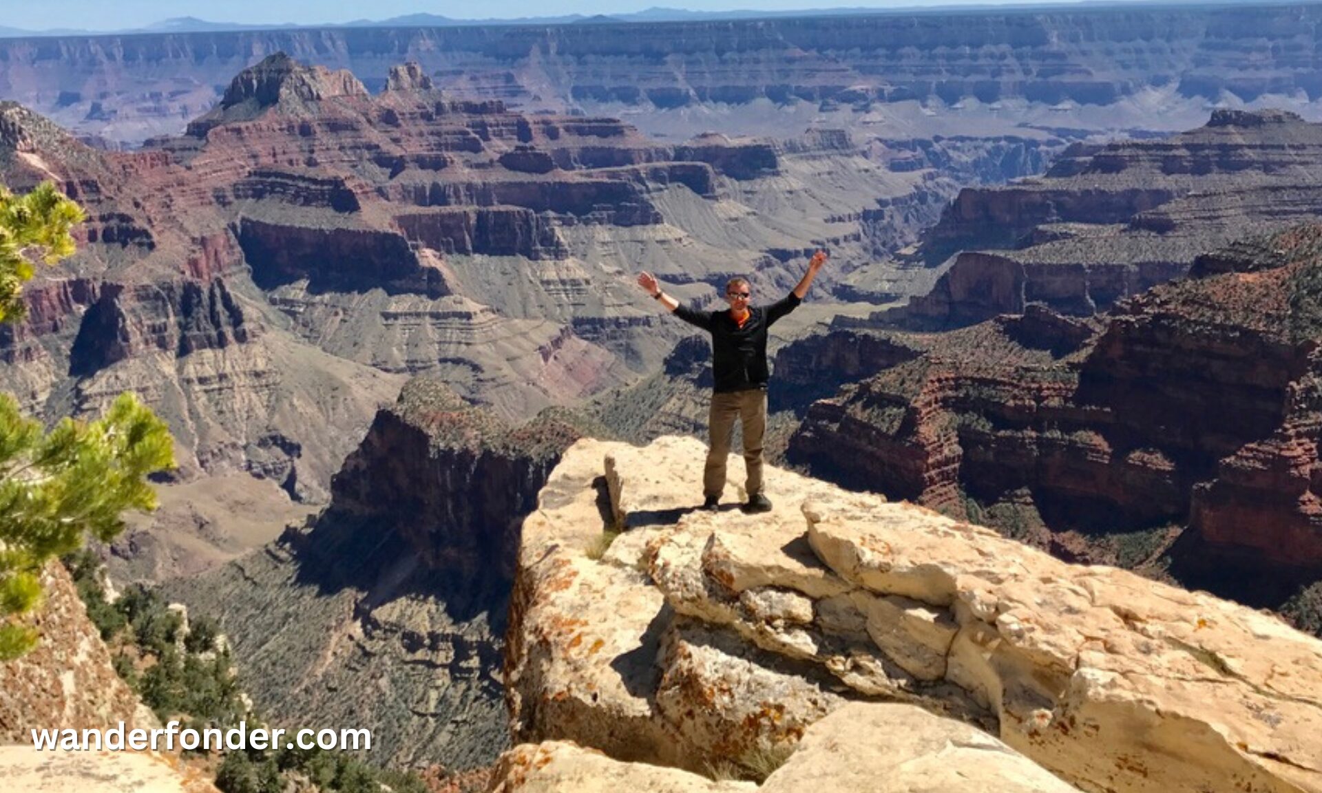 Bright Angel Point Hike Grand Canyon National Park North Rim